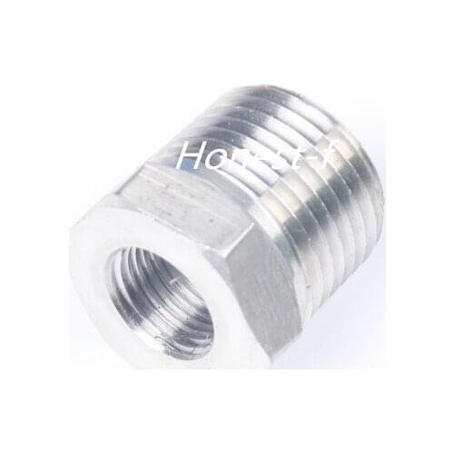 LTWFITTING Bar Production Stainless Steel 316 Pipe Hex Bushing Reducer Fittings 3/8" Male x 1/8" Female NPT Fuel Water Boat