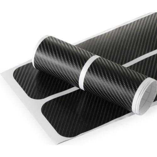 Universal Black Protector Sill Scuff Cover Car Door Plate Sticker for Peugeot RCZ 206 207 208 301 307 308 406 407 408 508 2008