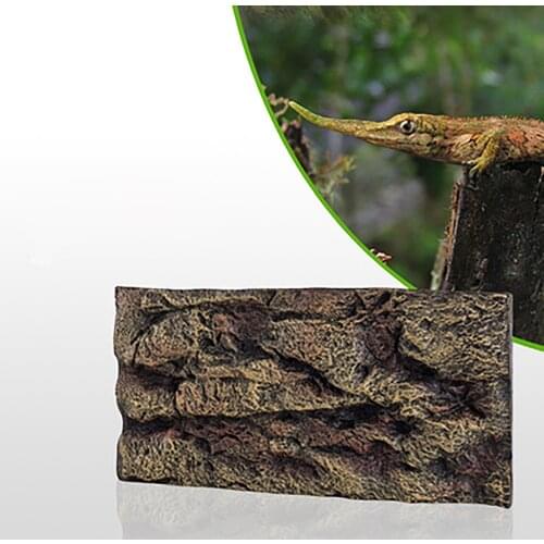 Reptile Box Landscaping Background Foam Rock Pattern Gecko Lizard Tortoise Tarantula Frog Vivarium Durable Terrarium Decoration