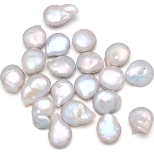 Natural Freshwater Pearl Pendant irregular Pendants for Jewelry Making DIY Necklace Accessories Free Making Necklace 16-18mm