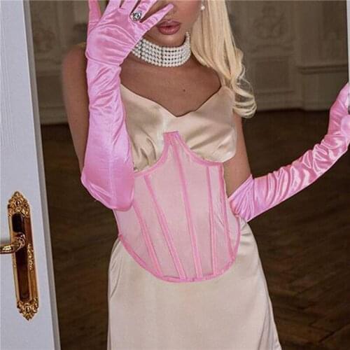 Womens Chest Support Waist Corset Casual Stitching Solid Ladies Corset Knit Inside Outside Sexy Fashion Wrap Chest For Women