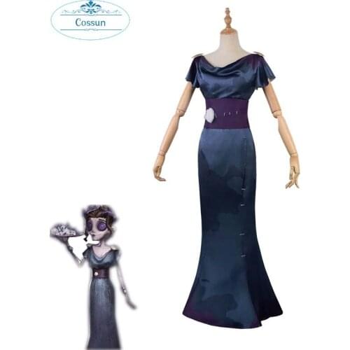 Game Identity V Survivor Silent Maid Cosplay Costume Women Fancy Dress Elegant Uniform Halloween Carnival Party Suit Custom Made