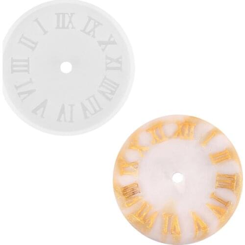1pcs Wall Clock Silicone Mold Handmade Crafts Clock Epoxy Resin Molds For DIY Jewelry Making Finding Tools Supplies