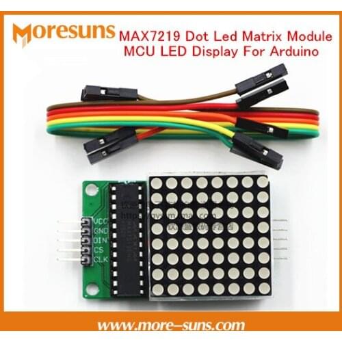 Fast Free Ship 10pcs/lot Display module MAX7219 lattice module control module MAX7219 Dot Led Matrix Module MCU LED Display