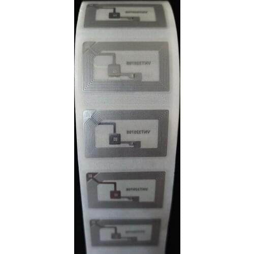 100pcs/lot 40*25MM Ntag213 NFC TAG Sticker 13.56MHz ISO14443A NTAG 213 Universal Lable Wet inlay RFID Tag for all enabled phones