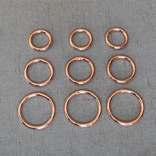 100 Pcs/Lot 20mm 25mm 32mm O Ring Metal Buckle for Handbag Strap Dog Chain Webbing Snap Clasps Purse Bag Handle OR69506