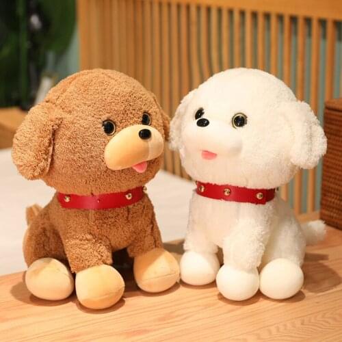 25/35/50cm Kawaii Soft Teddy Dog Plush Toys High Quality Simulation Teddy Dolls Lovely Pillow Stuffed for Girlfriend Valentines