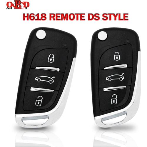 HKOBDII 5pcs/lot High Quality DS Style 315/433MHZ Fixed Code Remote Key for H618 Remote Controller Remote Master NO.1 Remote