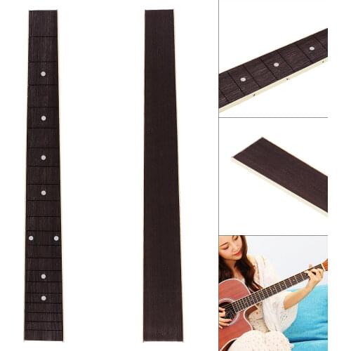 41inch Acoustic Guitar Fingerboard 20 Fret Rosewood Fretboard Inlay Shell Sound Point with ABS Edge Guitar DIY Parts