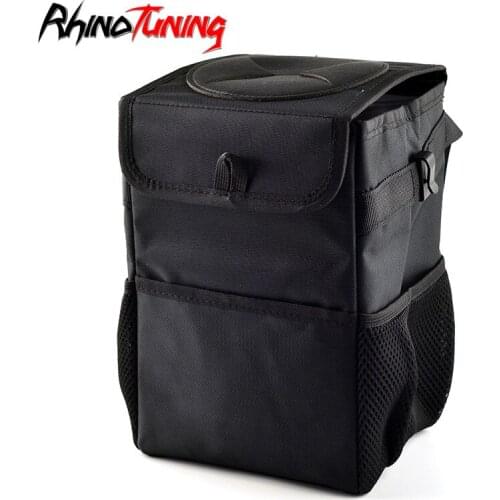 Car Trash Garbage Can Trash Dust Case Holder Bin Waterproof Car-styling Can Rubbish Bag Dust Case Holder car trash Accessories