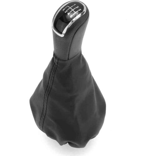 5 Speed 6 Gear Car Shift Gear Knob With Leather Boot For Mercedes Benz C Class W203 S203 A Class W168 1997-2004 W202 1993-2001