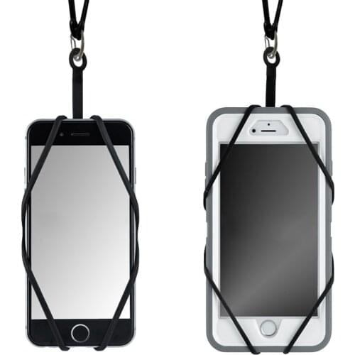 Case for Doogee Dagger DG550 DG500 Silicone Card Holder Pouch Sling Strap Soft Phone Cover for Doogee Europa F3 / F3 Pro F5 F7