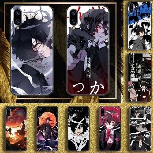 Anime Stray Dogs Phone case For Huawei Honor 6 7 8 9 10 10i 20 A C X Lite Pro Play black silicone back pretty bumper luxury