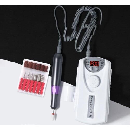 Nail Grinder Rechargeable Nail Polishing ABS Electric Nail Polish Pen Machine for Beauty