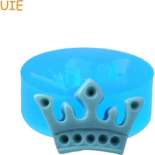FYL016U Crown Silicone Flexible Push Mold 25mm - Decoden Mini Sweets Sugarcraft Candle Molds, Resin Mould
