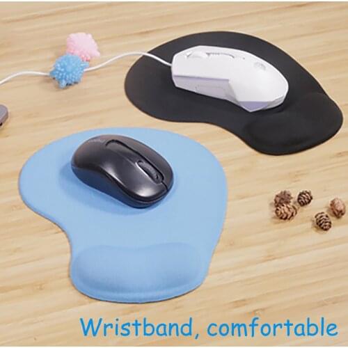 Gaming MousePad Computer Mouse Pad With Wrist Support Solid color Silicon Non Slip Mause Carpet Comfort Mouse Mat In Stock