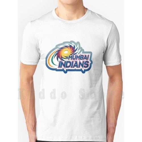 Ipl | Mumbai Indians | Mi | White T Shirt Men Cotton Cotton S-6xl Ipl Ipl2020 Indian Mumbai Indians Mi Rohit Sharma Cricket