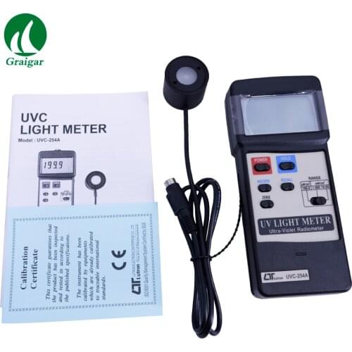 Lutron UVC-254A UVC Light Meter Short Wave 254 nm Ultra-violet Irradiance