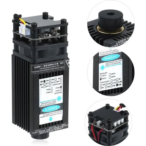 5500mW Laser Module Laser Head 450nm Blue Lase for Laser Engraving Machine Wood Marking Cutting Tool