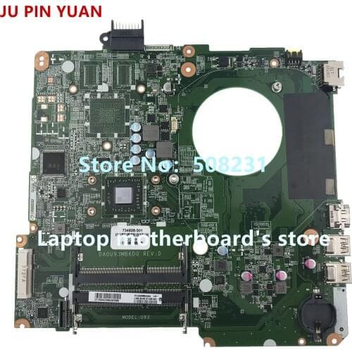 JU PIN YUAN 734826-501 734826-001 U93 DA0U93MB6D0 mainboard for HP PAVILION 15-N 15-F 15Z-N laptop motherboard fully Tested