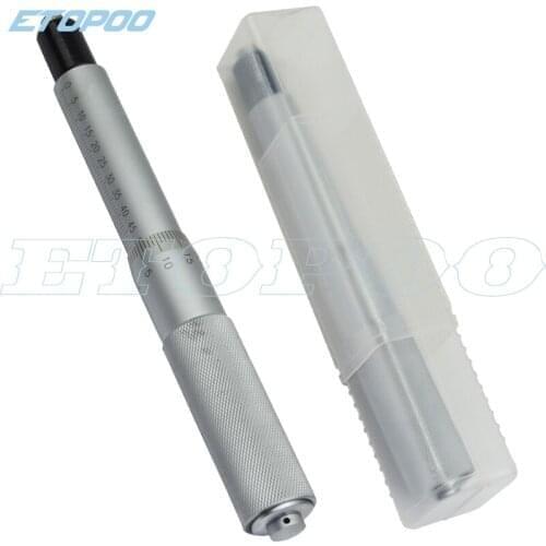 0-50mm micrometer head flat measuring face with nut and no nut Metal Measure Tool flat head 0-50mmx0.01mm micrometer heads