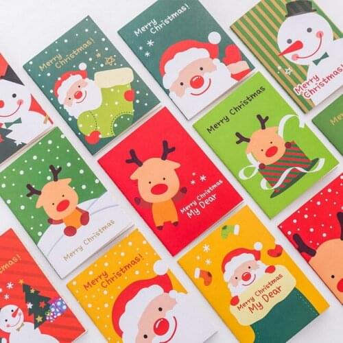 40pc/lot Cute Christmas style books / students cute soft copy of the small notebook / cartoon notebooks