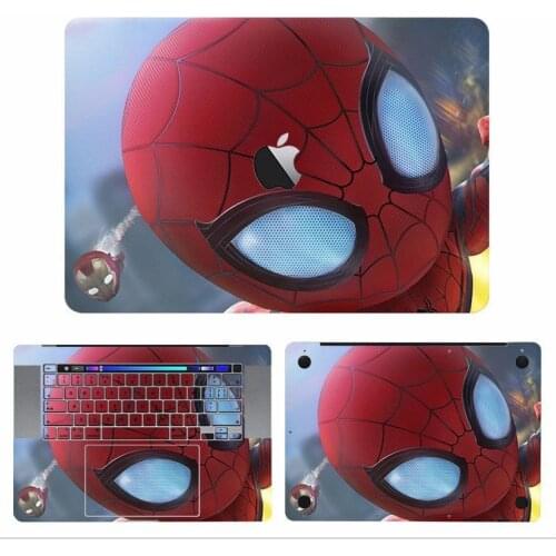 Marvel Spiderman Spiderman Laptop Sticker Skin 11/12/13/14/15/16 in for Macbook Air Pro Air 13" 15" A1398 A1465 A1502 A2141
