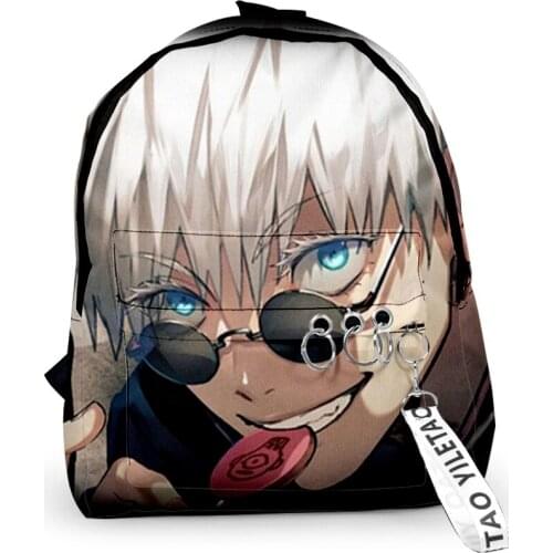 2021 New Printed 3D Anime Backpacks Jujutsu Kaisen Merch Men Women Harajuku School Bags Travel Bags Teenage Notebook Backpack