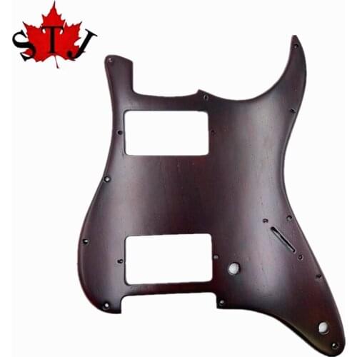 1PCS Hand made Solid Ailanthus wood Pickguard HH