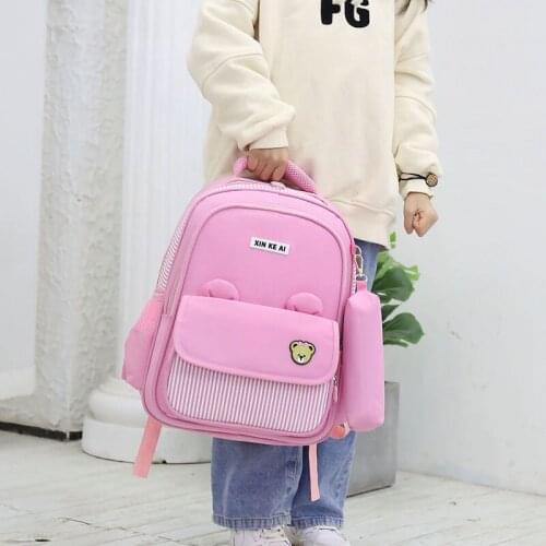For Girls Pink Princess School Bags Kids Satchels Children Backpack Casual Knapsack mochila escolar Primary School Backpacks