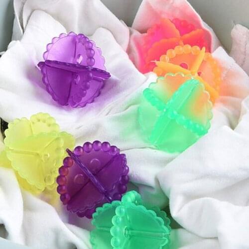 A piece of anti-entanglement laundry ball household washing machine solid cleaning ball super magic decontamination laundry ball