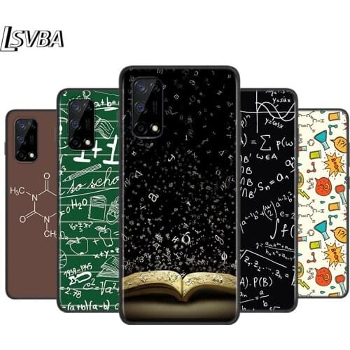 Chemical Equation Silicone Cover For Realme V15 X50 X7 X3 Superzoom Q2 C11 C3 7i 6i 6s 6 Global Pro 5G Phone Case
