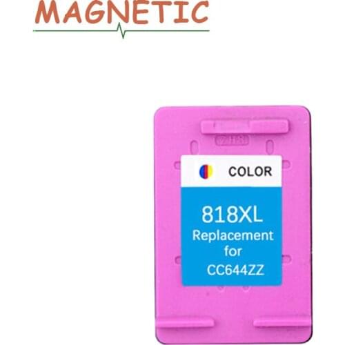 Magnetic Compatible color ink cartridge For hp818 for HP 818 DJ D2500 F2418 D2568 D1600 D1668 D2600 D2668 F4200 F4238 printers