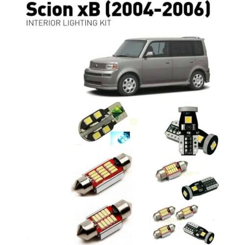 Led interior lights For Scion xb 2004-2006 5pc Led Lights For Cars lighting kit automotive bulbs Canbus