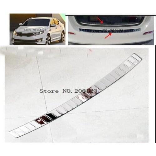 High quality stainless steel Rear bumper Protector Sill For KIA Optima/K5 2011 2012 2013 2014 2015