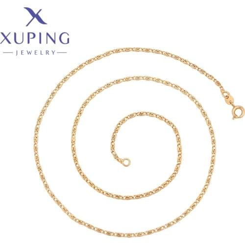 Xuping Jewelry Summer Sale Gold Plated Fashion Chain Necklace on Promotion ZBN411N3