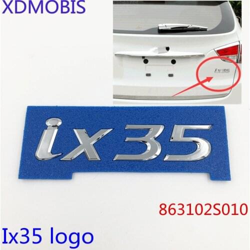 Ix35 log Rear tailgate sign Car Rear Trunk Emblem ABS Best Chrome Finished For Hyundai IX35/TUCSON 2010-2015 863102S010