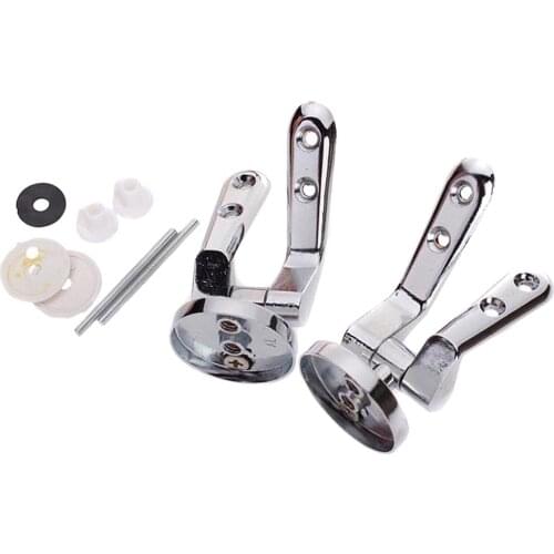 1 Set Standard Replacement Parts Toilet Seat Hinges Toilet Fixing Mountings