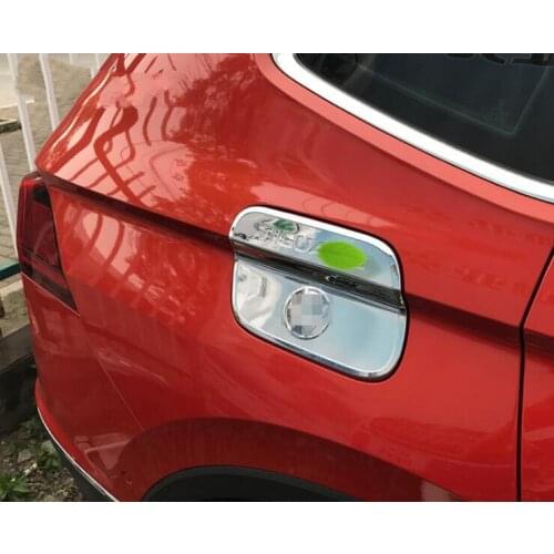 1 PC ABS Oil Fuel Door Tank Cover Trim Gas Cap Cover Sequined Decoration For Volkswagen Tiguan L 2017 Car Accessories