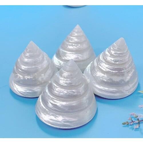 10pcs Natural sea shells crew pearl tower home decoration Ocean Sea shells Wedding Decor Beach Theme Party