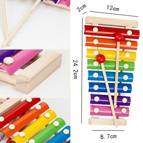 2019 Brand New Style Kid Baby Children Musical Instruments Xylophone Developmental Wooden Toy