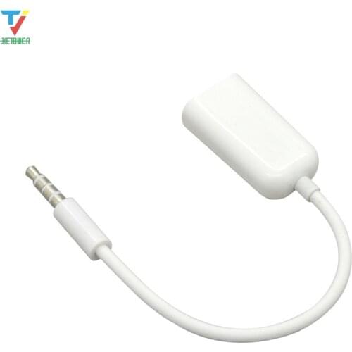 300pcs/lot 3.5mm Earphone Headphone Male 1 to 2 Dual Female Y Splitter Stereo Audio Cable Adapter Jack for iPod iPhone iPad