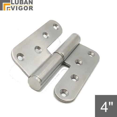 4 inch detachable, L-shaped hinge Round corner release hing,304 stainless steel , e,mechanical equipment hinged,industrial hinge