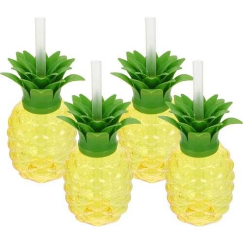 4pcs Pineapple Cup Premium Prime Durable Container Party Mug Pineapple Cup for Home Party