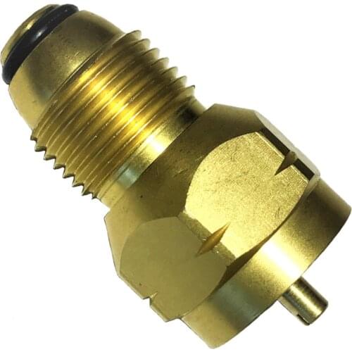 Propane Refill Adapter Lp Gas 1lb Small Cylinder Tank Brass Coleman Heater Shell Outdoor Stove Accessories