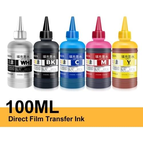 Free Shipping 100ML DTF Ink Kit Film Transfer Ink For Direct Transfer Film Printer For Printer PET Film Printing And Transfer