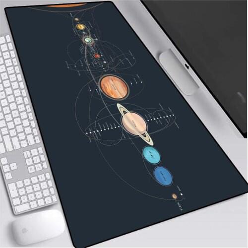 Mairuige Planet and Earth Large Game Mouse Pad Player Lock Edge Keyboard Mouse Pad Game Table Mouse Pad CS GO LOL Dota Game XXL