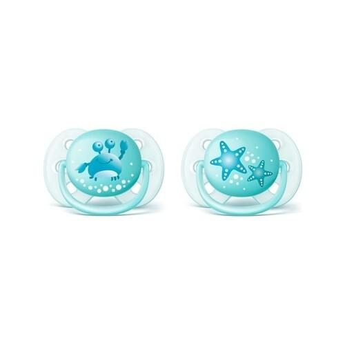 Philips Avent Ultra Soft Pacifier 0-6 / 6-18 month 2'li Patterned Girls-Boys newborn Baby BPA-free silicone orthodontic