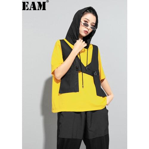 Женские футболки с капюшоном EAM China At AliExpress