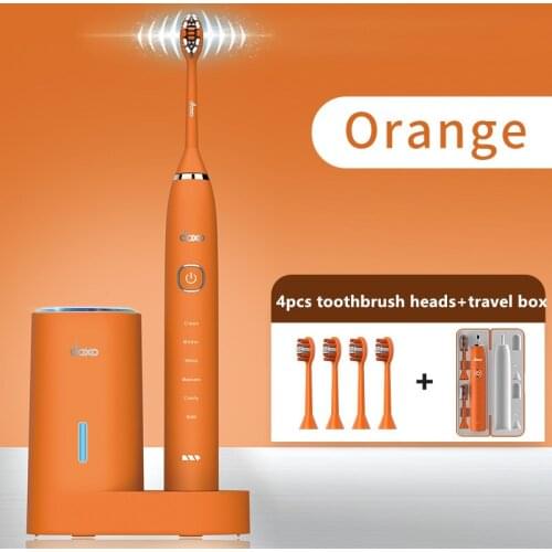 Ultraviolet Germicidal Sonic Electric Toothbrush Wireless Induction Charging Electric Toothbrush Gift Box Packaging